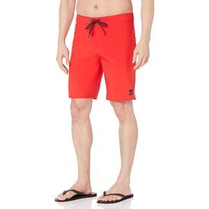 Quiksilver Men's SURFSILK Kaimana 20 Boardshort Highline Swim Trunk RED Size 31